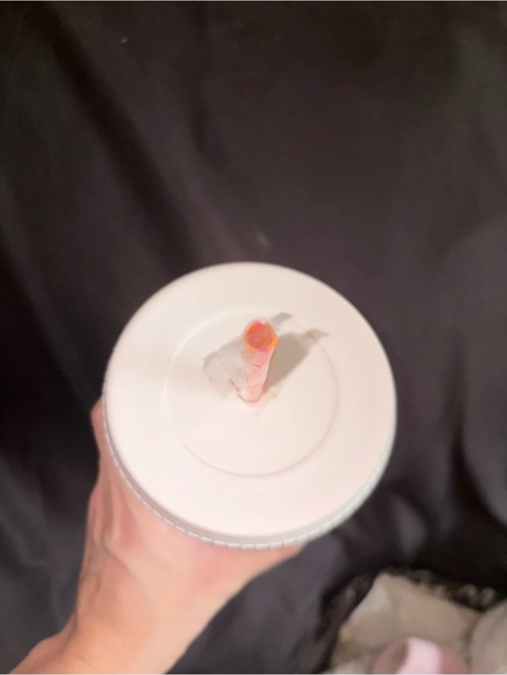 Dunkin Donuts parker white